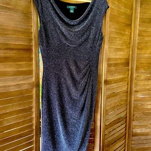 Ralph Lauren Silver Cocktail Dress